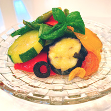 夏野菜の洋風揚げ浸し