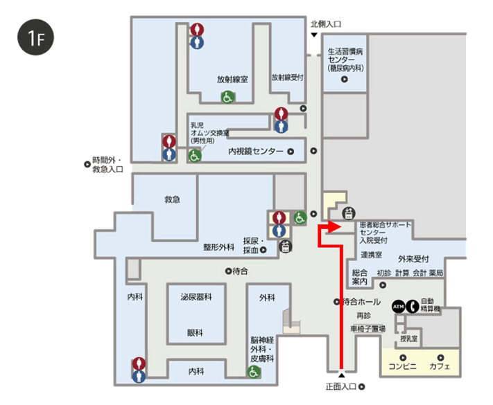 フロアマップ1F